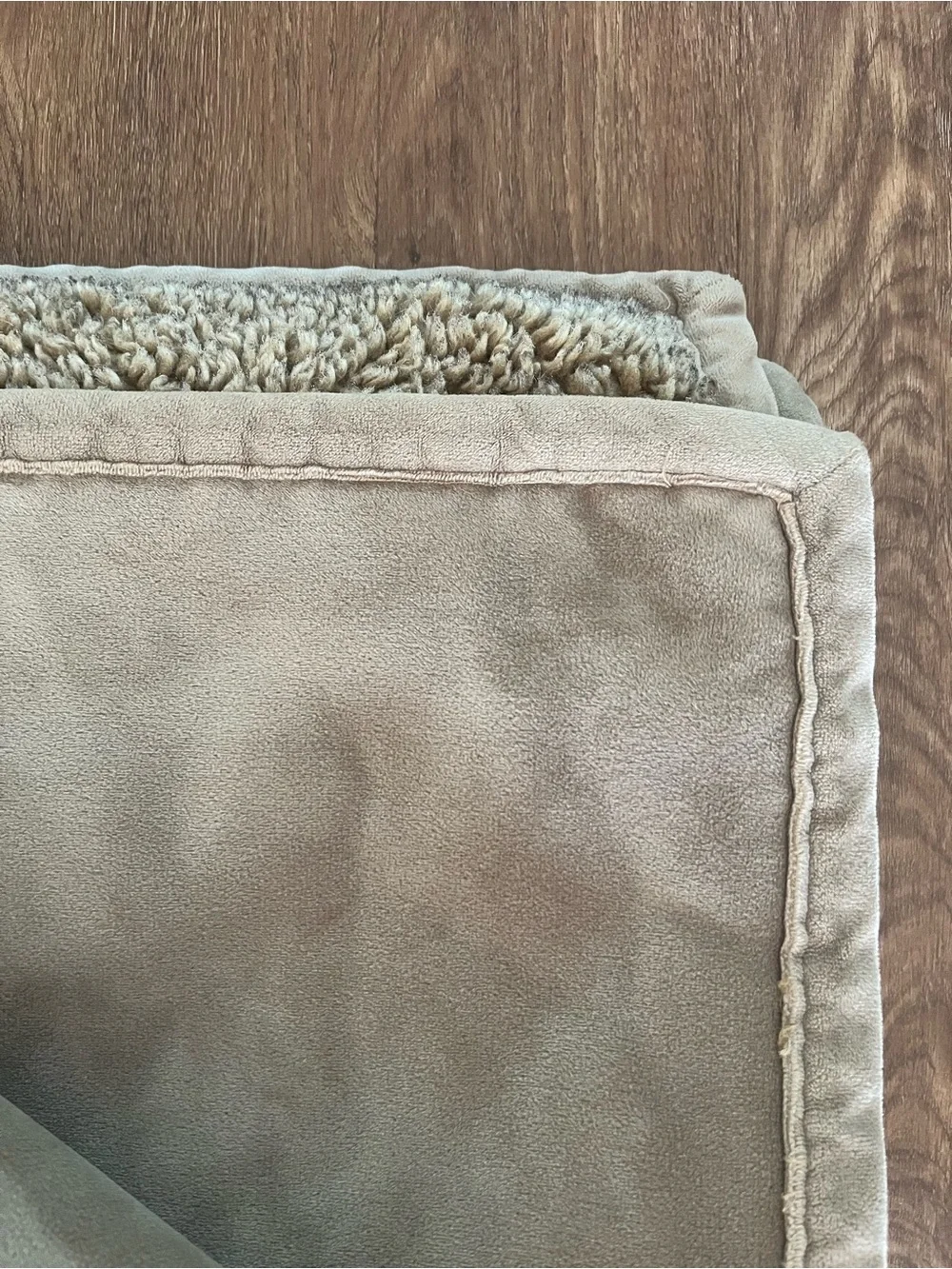 Pottery Barn Faux Fur Brown Throw Blanket